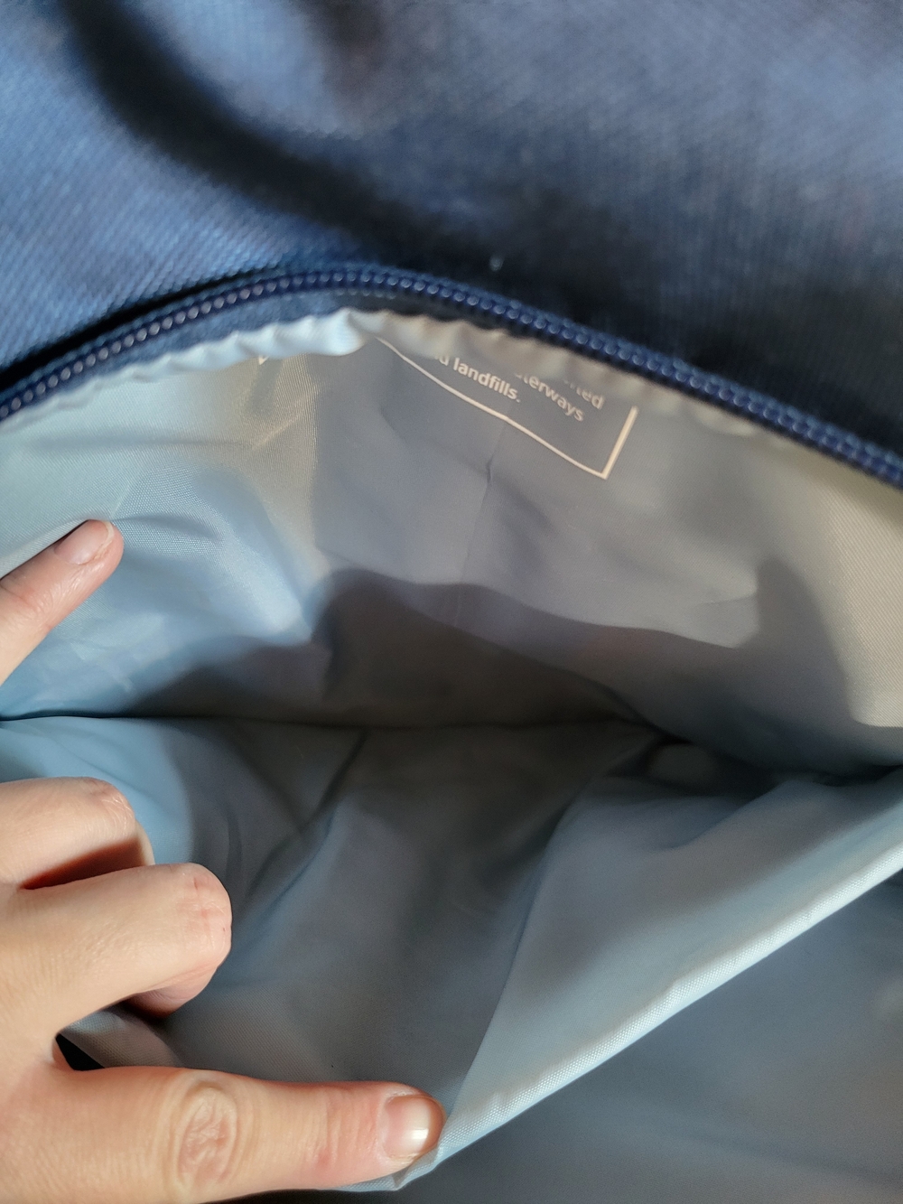 Two Tone Backpack With Many Pockets. - Picture 4 of 7